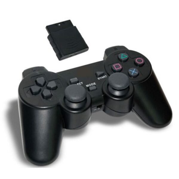 Joystick Inalambrico Para Ps2 Negro