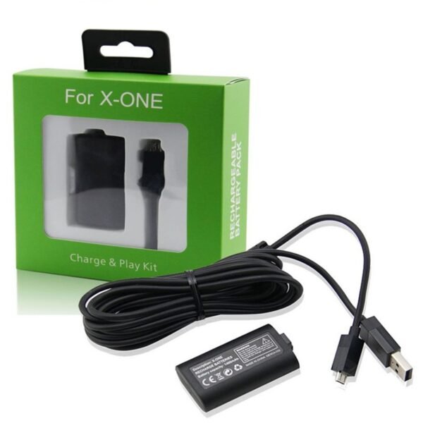 Kit Cable Carga y Bateria de Joystick Para Xbox One