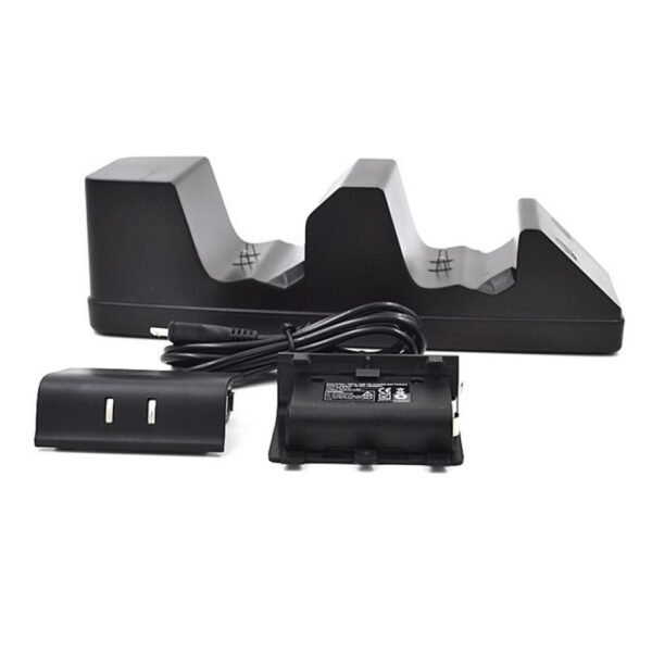 Base Carga + Baterias Recargables 1200mha de Joystick Para Xbox One