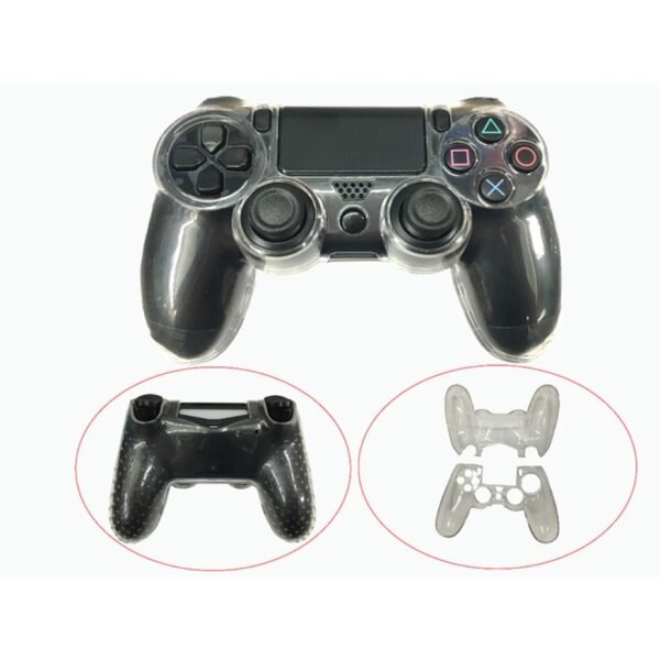 Funda Protector Transparente Plastico Rigido Joystick Para Ps4