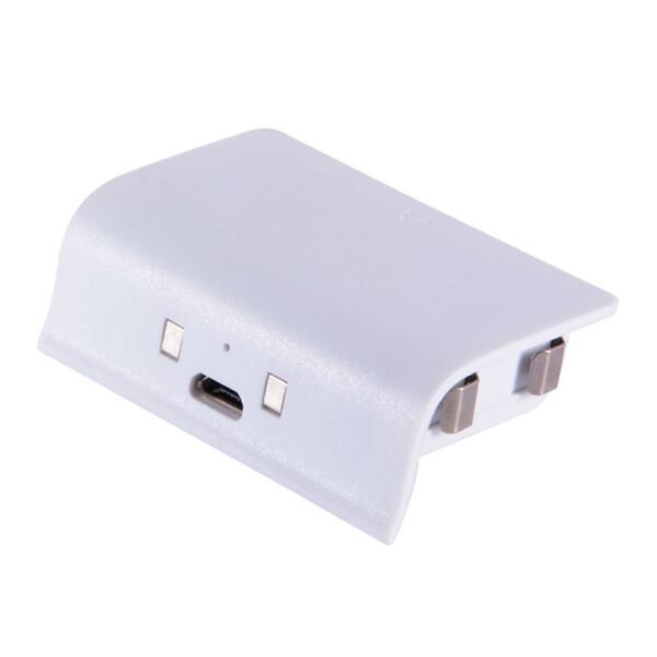 Base de Carga + 2 Baterias de Joystick Para Xbox One S Slim Blanca