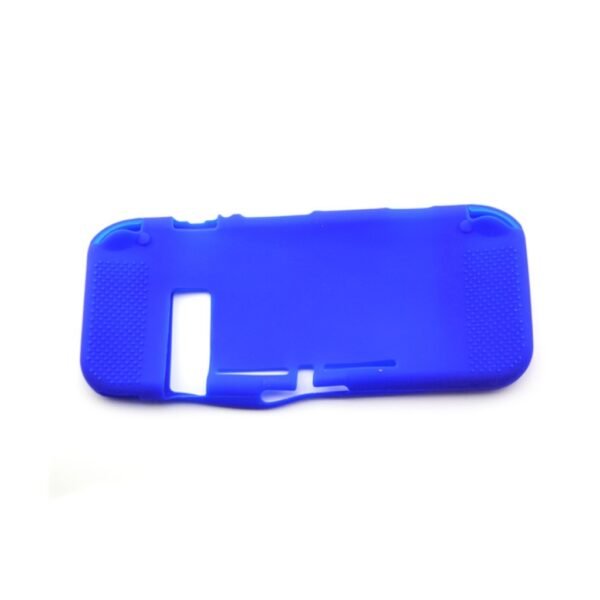 Funda protector silicona cubre consola y controles para Nintendo Switch azul