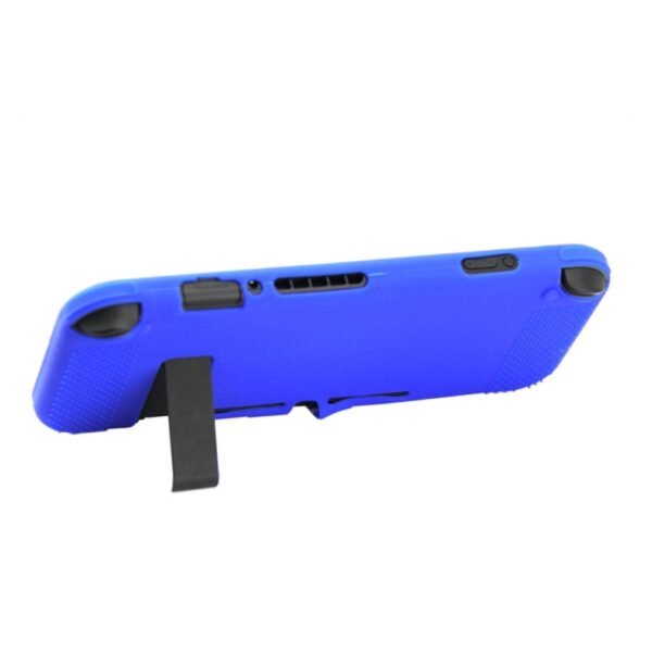 Funda protector silicona cubre consola y controles para Nintendo Switch azul