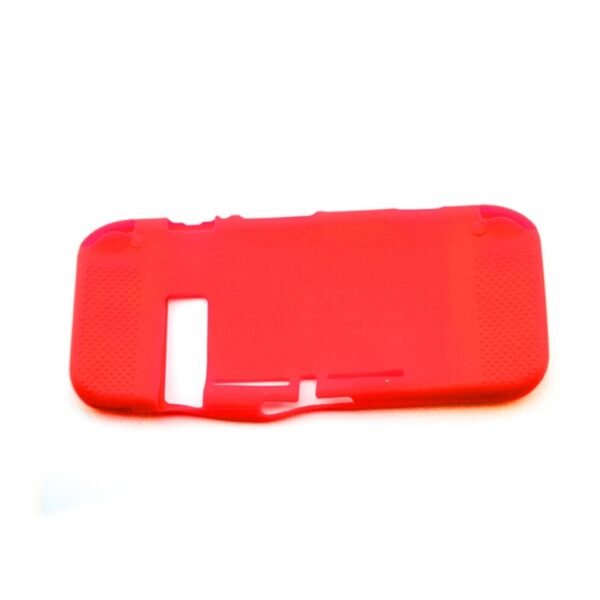 Funda protector silicona cubre consola y controles para Nintendo Switch rojo
