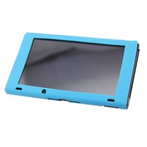 Funda protector silicona para consola Nintendo Switch azul