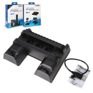 Base Carga Ventilacion y Soporte Juegos Para Ps4 Slim Pro V3