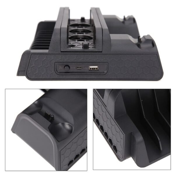 Base Carga Ventilacion y Soporte Juegos Para Ps4 Slim Pro V3
