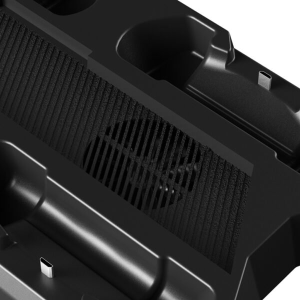 Soporte Base Carga 4 Controles Doble Ventilador Led 4 Usb 3.0 Ps4 10 En 1