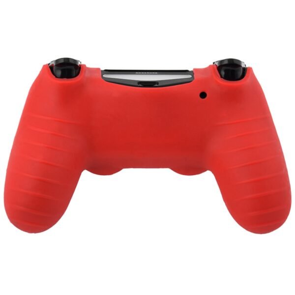 Funda Protector de Silicona Para Joystick Ps4 Rojo