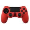 Funda Protector de Silicona Para Joystick Ps4 Rojo