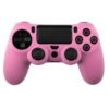 Funda Protector de Silicona Para Joystick Ps4 Rosa