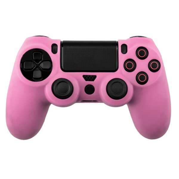 Funda Protector de Silicona Para Joystick Ps4 Rosa