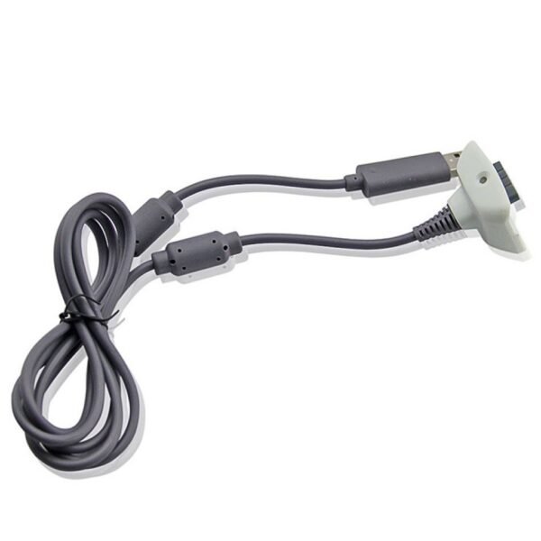 Cable Carga de Bateria Joystick Con Led Indicador Para Xbox 360 Blanco