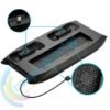 Base Ventilacion Carga Dual de Controles Hub Usb y Soporte de Juegos Para Xbox One Slim