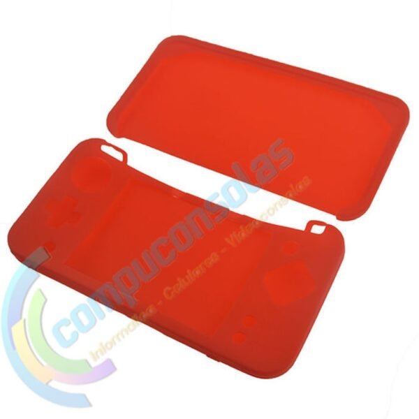 Funda Protector Silicona Para Nintendo New 2ds Xl Rojo