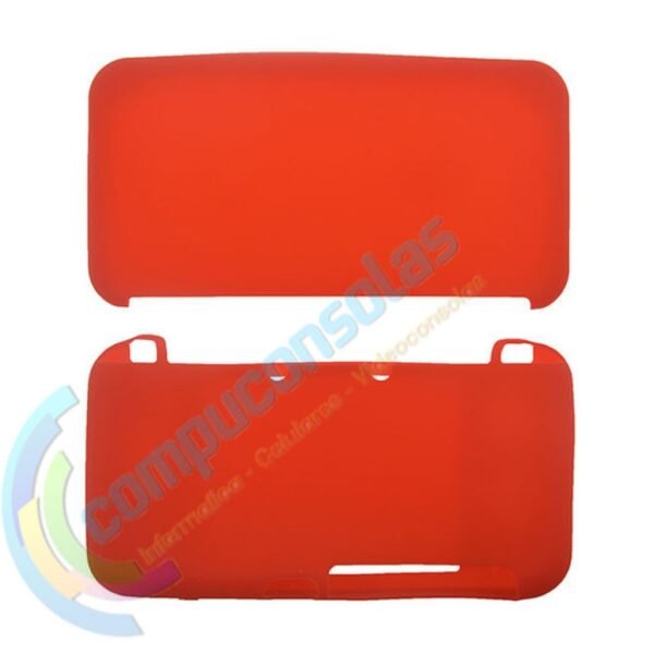 Funda Protector Silicona Para Nintendo New 2ds Xl Rojo