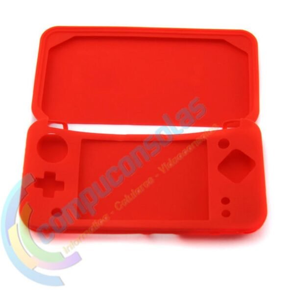 Funda Protector Silicona Para Nintendo New 2ds Xl Rojo