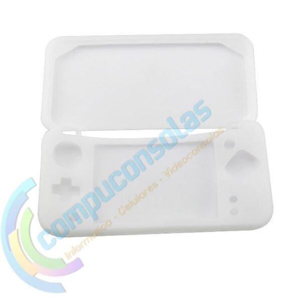Funda Protector Silicona Para Nintendo New 2ds Xl Blanco