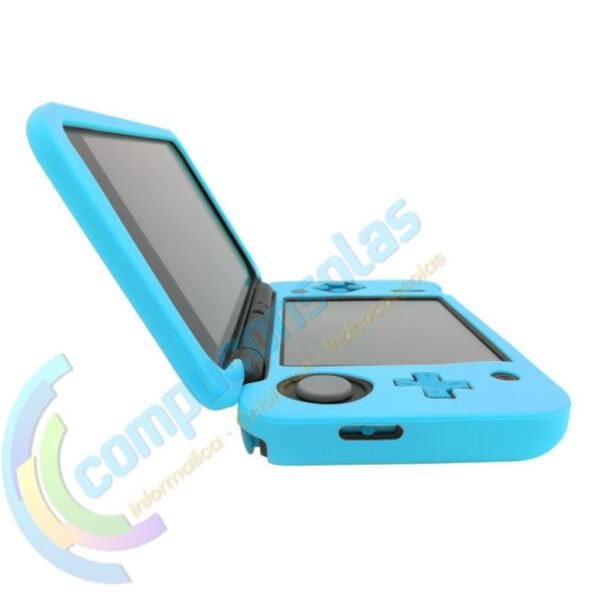 productos34_7230.jpg Funda Protector Silicona Para Nintendo New 2ds Xl Celeste