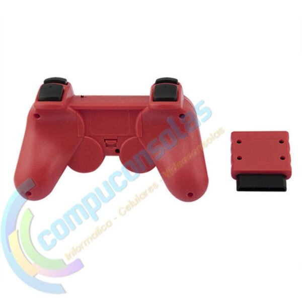 Joystick Inalambrico Para Ps2 Rojo