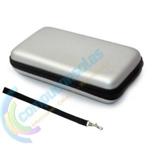 Estuche Protector Rigido Para Nintendo New 3ds Xl Plata