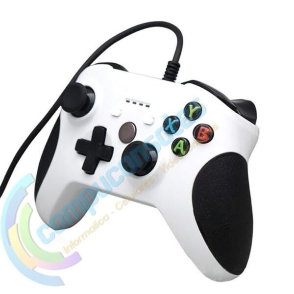 Joystick Cableado Para Xbox One Xbox Serie S / X y Pc Blanco