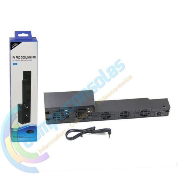 Ventilador Externo de 5 Fan Automatico y Control Velocidad para Ps4 Pro