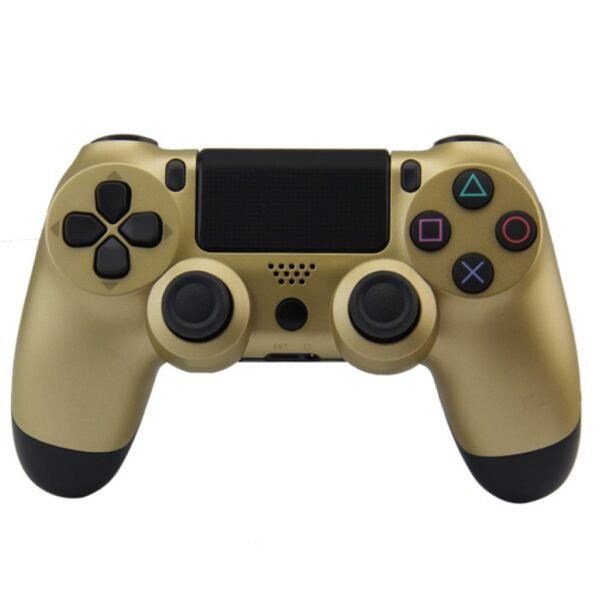 Joystick Inalambrico Compatible Para Ps4 Dorado
