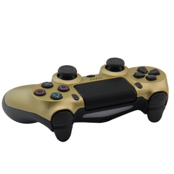 Joystick Inalambrico Compatible Para Ps4 Dorado
