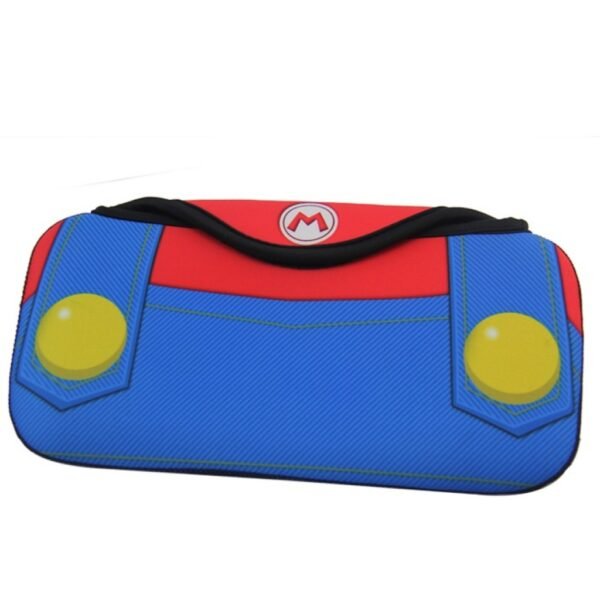 Funda de transporte acolchada para Nintendo Switch azul y rojo