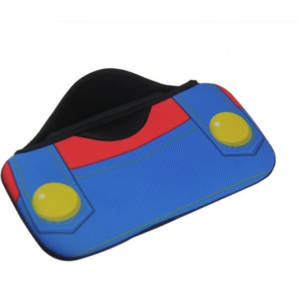Funda de transporte acolchada para Nintendo Switch azul y rojo