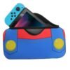 Funda de transporte acolchada para Nintendo Switch azul y rojo
