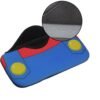 Funda de transporte acolchada para Nintendo Switch azul y rojo