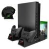 Soporte Estacion de Carga Refrigeracion + 2 Baterias Indicador Led Para Xbox One / Slim /  X