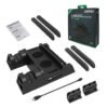 Soporte Estacion de Carga Refrigeracion + 2 Baterias Indicador Led Para Xbox One / Slim /  X