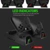Soporte Estacion de Carga Refrigeracion + 2 Baterias Indicador Led Para Xbox One / Slim /  X
