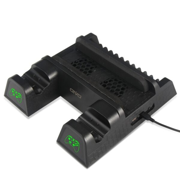 Soporte Estacion de Carga Refrigeracion + 2 Baterias Indicador Led Para Xbox One / Slim /  X