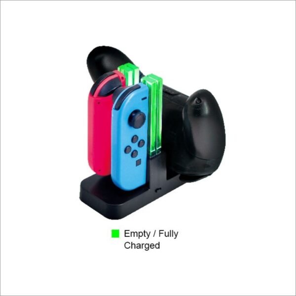 Base de Carga Compatible con Nintendo Switch JoyCon y Joystick Pro