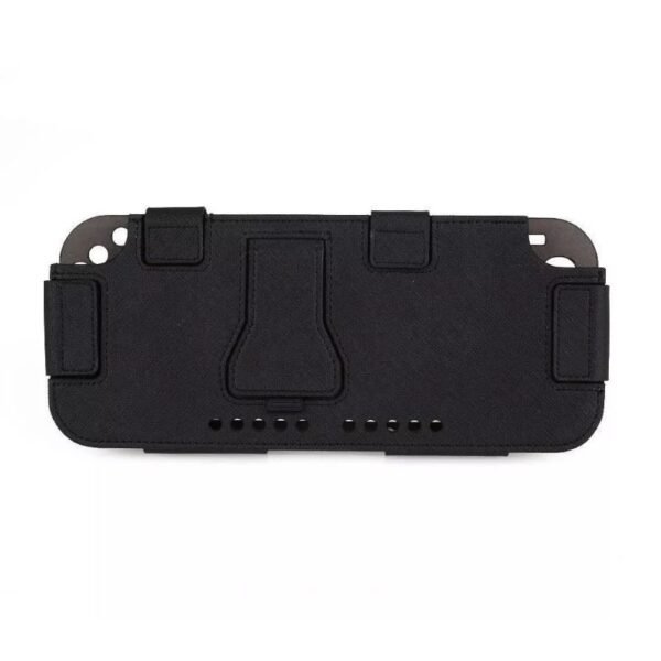 Funda Protectora de Cuero Sintético Para Nintendo Switch Negra