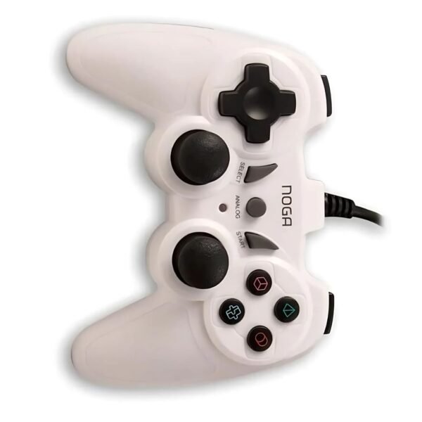 Joystick USB PC Notebook Cableado Blanco Noga