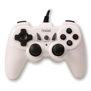 Joystick USB PC Notebook Cableado Blanco Noga