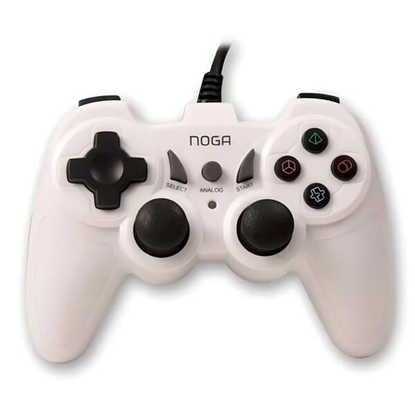 Joystick USB PC Notebook Cableado Blanco Noga