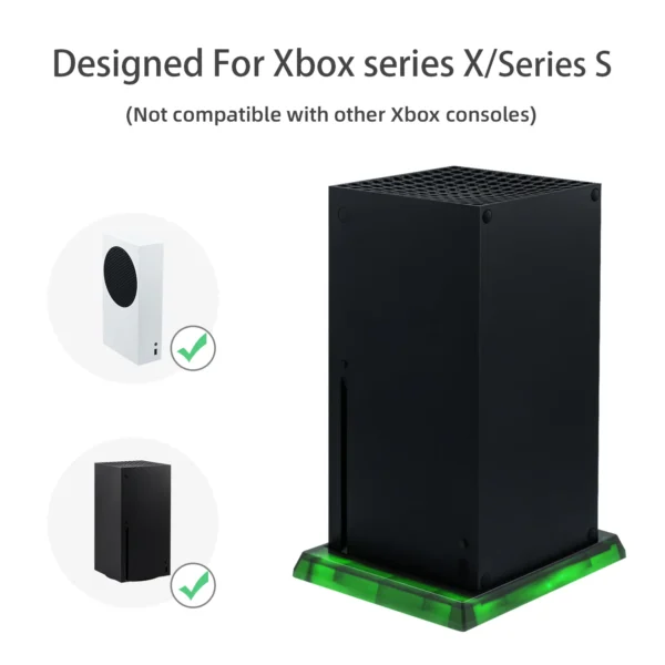 Base Soporte Vertical con Luz RGB y Control Remoto Para Xbox Series X|S