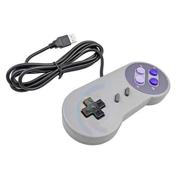 Joystick Usb Retro Diseño SNES 16bits Para PC y Notebook