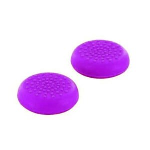Par Protectores Silicona de Stick Para Controles Analogos Ps4 Xbox One Xbox360 Ps3 Violeta