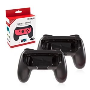 Pack 2 Grips Soportes de Agarre para Joy-con Nintendo Switch Negro